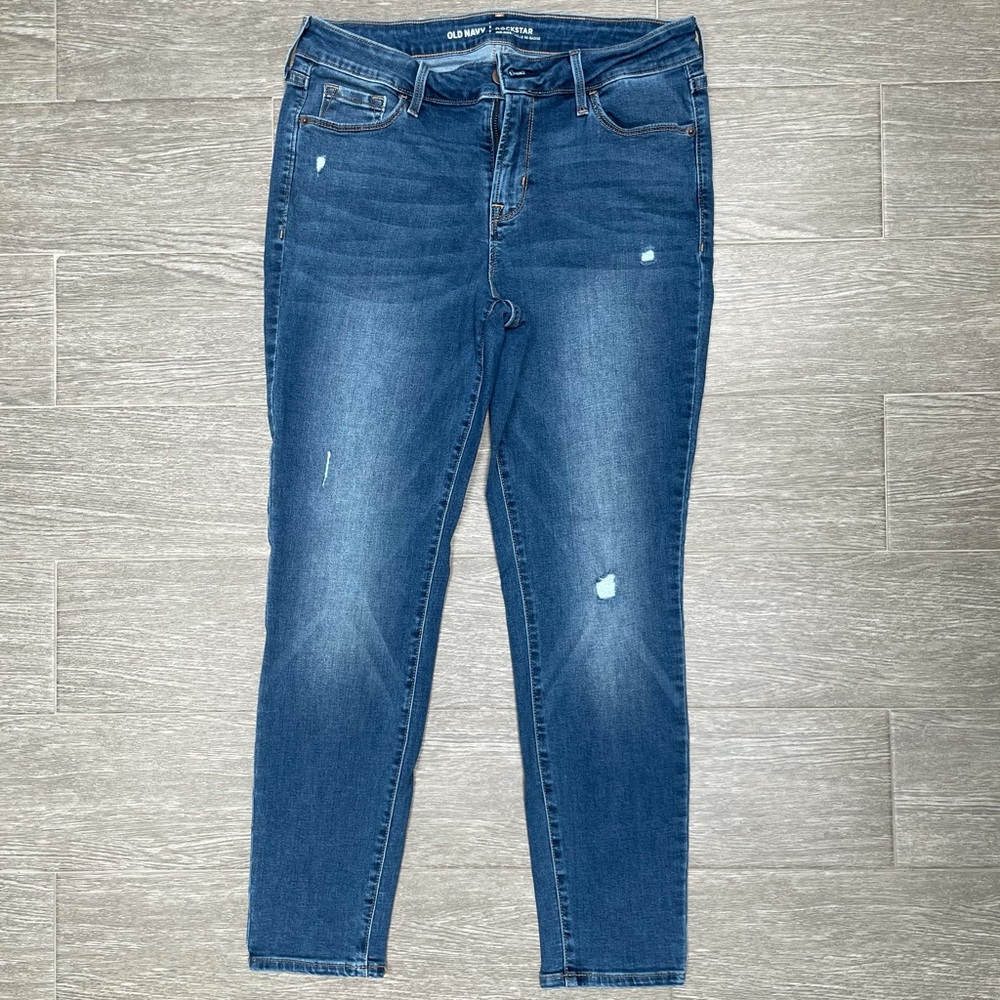 Old Navy Rockstar Mid-rise Skinny Jeans (Size 10S)